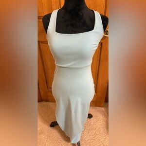 Elegant Light Blue Women's Dress